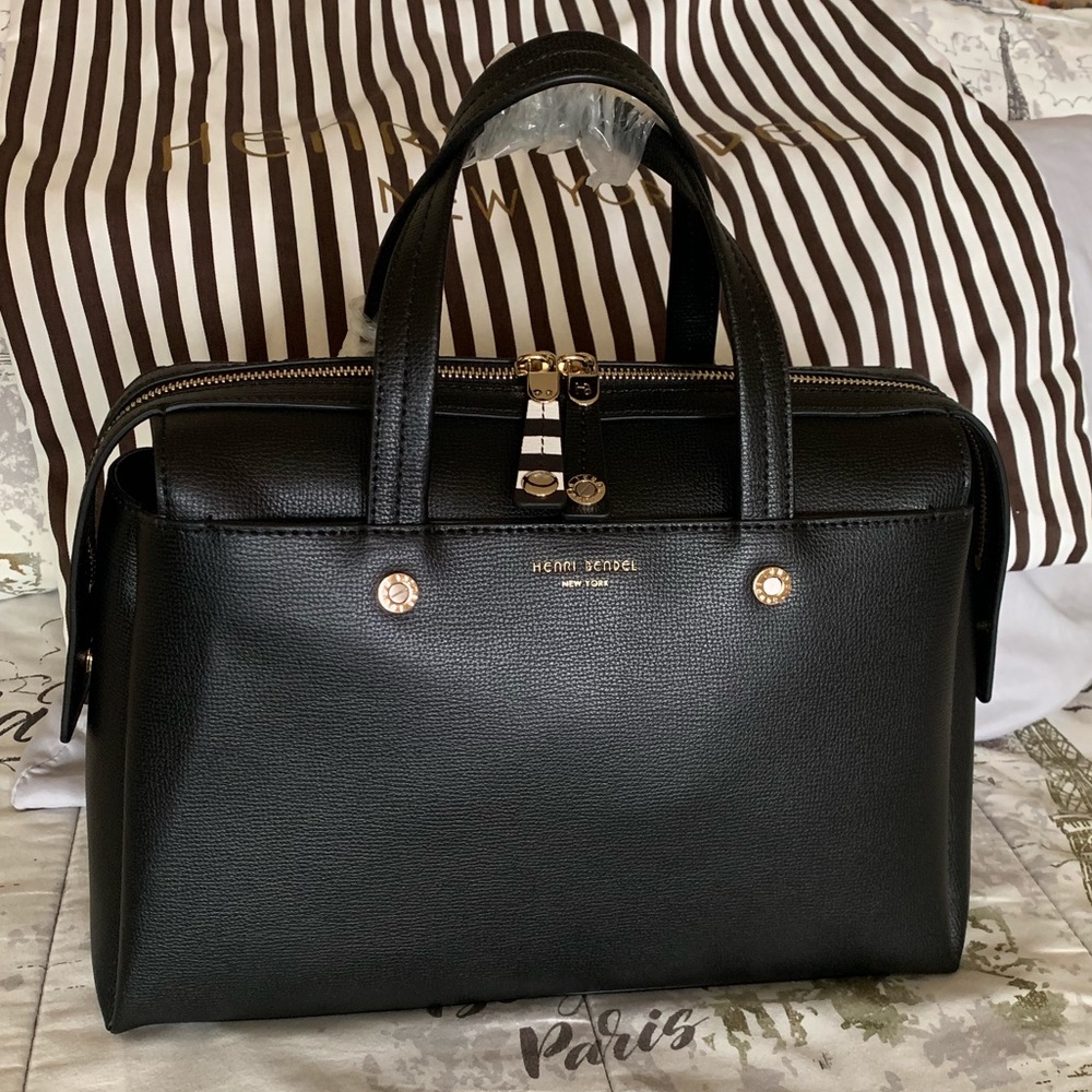 Henri Bendel Bowery leather satchel